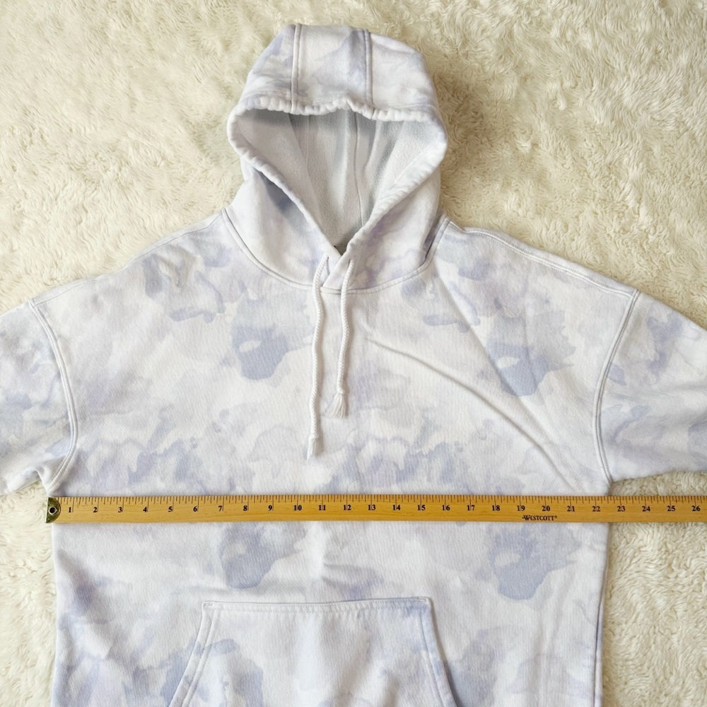 Lazypants Woman Purple Tie Dye Oversized Baggy Hoodie Sweater SMALL Boho Cozy - Picture 4 of 6